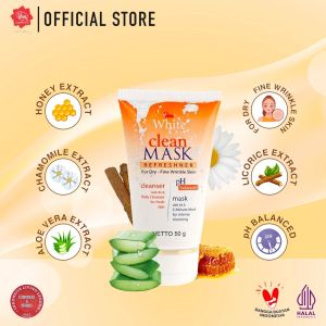 Viva White Facial Cleanser Multi-Pak - Aroma Floral pH Balanced untuk Kulit Sensitif/Oily/Dry