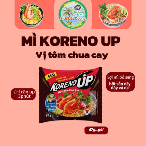 1 GÓI MÌ KORENO UP HÀN QUỐC (Có bổ sung bột sắn dây sơi mì dai và dày hơn)