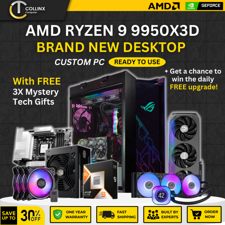 GAMING PC BUILD PRESTIGE AMD RYZEN 7900X CPU Desktop Package