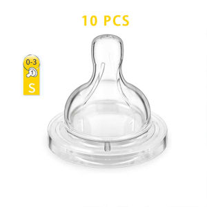 10PCS Dot Bayi Botol Susu 5.5CM leher lebar pacifier Silikon BPA Free Empeng Bayi Putting Dot