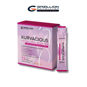 Gazillion Nutrition Kurvacious Level-Up Collagen PLUS (25ml x 15’s) 天然豐胸 + 美胸提升 + 美肌修復 無激素 緊實升Cup 快速見效