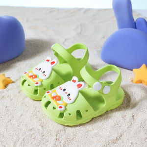 Childrens Sandals Closed Toe Anti-Kick Non-Slip Toddler Shoes Summer Infant Soft Bottom 0-3 Baby Girl Sandals-Year-Old Boy