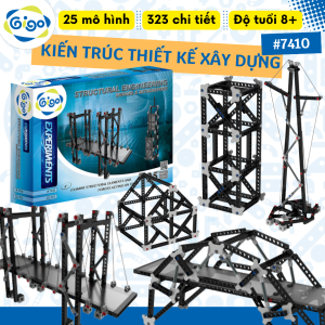Đồ chơi khoa học Xây Dựng Công Trình Gigo #7410 (25 mô hình)