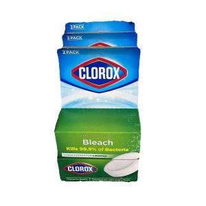 Clorox Bleach คลอร็อกซ์ก้อนทำความสะอาดชักโครก ฆ่าเชื้อ ดับกลิ่น ใช้ง่าย แค่ใส่ในถังพักน้ำ ได้เป็นแพค2ก้อน
