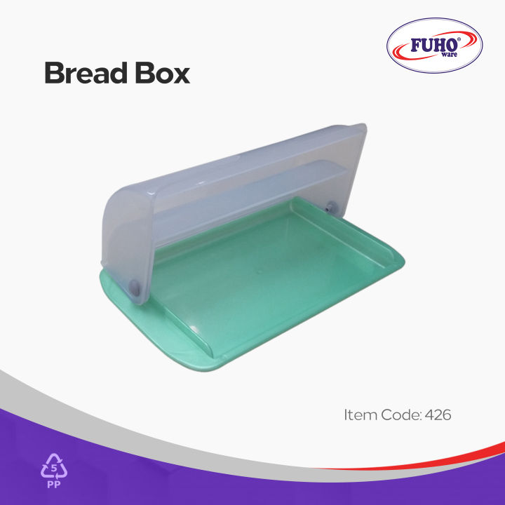 FUHO Bread Box Small / Food keeper / Pandesal - Buns Box/ Multi-Purpose Storage / Organizer