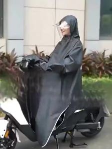 Raincoat Poncho Rain Coat Thickened and Lengthened Piece Motorcycle Raincoat For Men Women