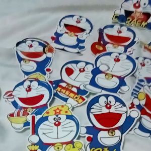 STIKER kecil DORA Emon isi 50pcs dll