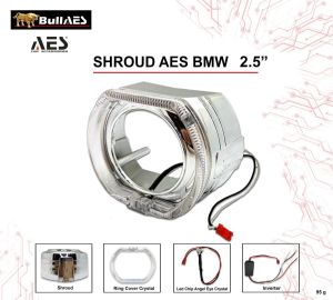 Shroud Projector BiLED BMW FULL Sport Angel Eye Crystal Projie HID 2.5 Inch 3 Inchi Inci Kristal Motor Mobil custom bullaes original AES IMPORT garansi kufa varian