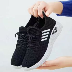 Free Shipping New WomenS Shoes Casual Walking Shoes Soft-Soled Mom Shoes Fashionable Sock Sneakers WomenS Single Shoes