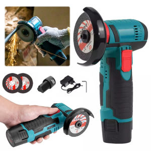 【Vodool】12V 3 Inch Brush Mini Angle Grinder Rechargeable Micro Angle Grinder Filling Grinder Grinding Tool Wireless Power Tool