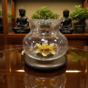 Đèn Lưu Ly Size LớnThờ Cúng Đặt Bàn Thờ Thần Tài chất Liệu Lưu Ly cao cấp Mã 050 - Đồ Cúng Bát Tràng