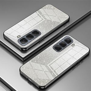 Soft Case Infinix Hot 60 60i 50 50i Pro Plus 4G 5G Luxury Gliter Tpu Silicon Plating Clear Premium