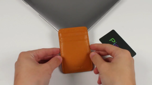 Đa ví có ngăn da vải thiều Pocket chủ Túi Da Giữ ngân hàng ví ví đơn sắc xách tay