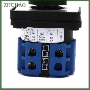 ZHUHAO 440V 20A 4-Position 0-1-2-3 ROTARY SELECTOR Changeover SWITCH Stock LW26-20/2