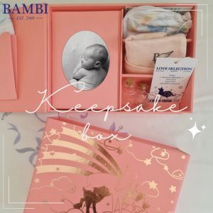 BAMBIGARDEN Keepsake กล่องความทรงจำ เก็บสายสะดือ เด็กผู้หญิง