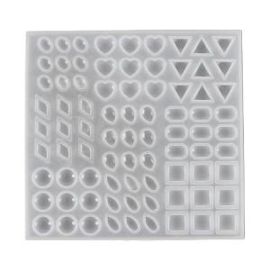 Gem Epoxy Mould for Making Coaster Decor DIY Irregular Beads for Jewelry Making Accessories and Decorative Craft