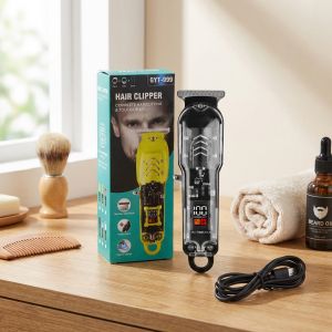 READY STOCK!!! Electric Hair Clipper  LED Battery Indicator  Professional Trimmer  USB Rechargeable  Low Noise YX-999 电动理发器