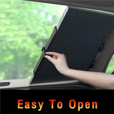 METCAR Sunshade Car Window Sun Shade Car Curtain Sun Protection Foldable retractable windshield cover