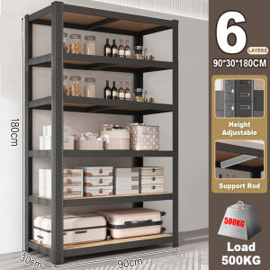 【120*40*200 CM】Large Size Boltless Steel Rack Shelves Racks 5 layer Steel Rack Shelves Rack Organizer