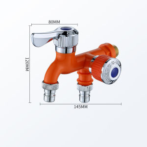 MLADEN Faucet Dual Purpose Nozzle Control Out Wall Mounted Faucet Anti Freezing Splash Washing Machine Kitchen Bathroom