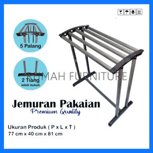 JEMURAN PAKAIAN HANDUK ARIES 5 PALANG