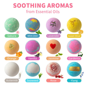 Bath Bomb Fizzer handmade from Natural Ingredients and Essential Oils - Bath Bombs / Bubble Bath / Paraben-Free