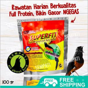 SEMPATI Superfit Silver Pakan Voer Crumble High Protein Untuk Burung Pemakan Buah SFSILVER