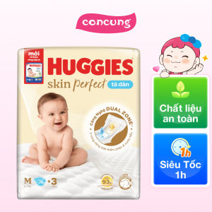 Tã dán cực đại Huggies Skin Perfect (M 6-11kg 76 miếng) - concung