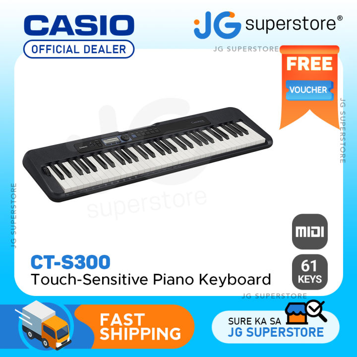 Casio ct deals s300 touch sensitive