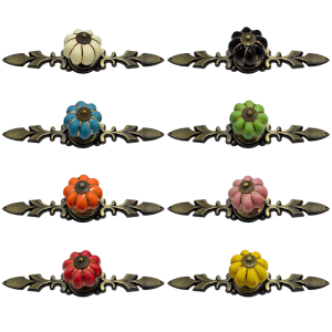 Rusty Cabinet Handle Zincs Alloys Bar Pumpkins Pull Retros Kitchen Drawer Hardwares Easy Mounting Accessories