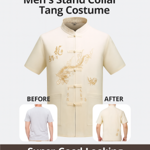 Chinese Suit Full of Energy Chinese Tang Suit Cotton Fabric Fine Traditional Vintage