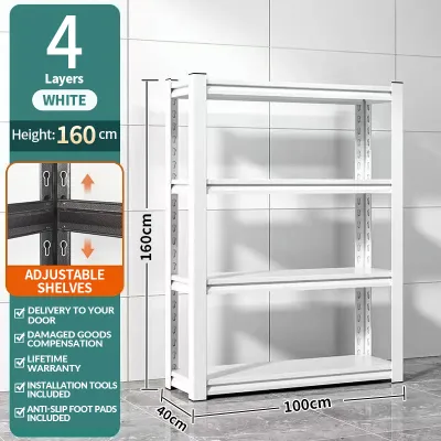 【SG Ready Stock】Heavy Duty Storage Rack Shelf Boltless Storage Rack Boltless Metal Rack Shelf Shelves Boltless Metal Storage Rack Shelf Adjustable Shelves，Boltless Metal Shelf Rack Display Storeroom Warehouse Storage Rack Shelves，Storage Shelf Organiz