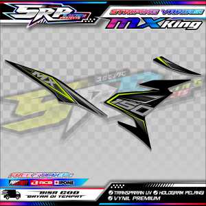 STRIPING VARIASI MOTOR YAMAHA MX KING / STICKER LIST VARIASI MOTOR MX KING