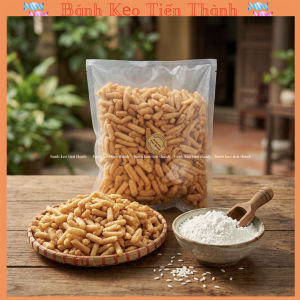 Bánh sâu gạo  Sâu quẩy gạo (1KG) Sâu dâu Ít ĐườngÍt Ngọt giòn ngon  đặc sản nam định