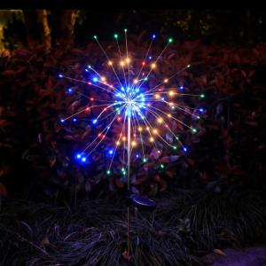 5 colorful LED solar garden lights without electricity high-end balcony outdoor lawn lights