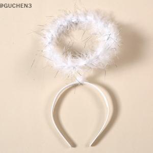 GUCHEN3🦋 Giáng sinh biểu diễn bên ủng hộ lông thiên thần Headband cosplay trang phục thiên thần trang phục thiên thần Halo Headband