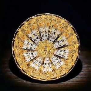 Silver Cup Peacock Gilt Tea Cup Sevencolor Ice and Jade Master Cup Sunflower Jianzhan Tea Cup