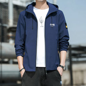 JEEP SPIRIT Áo Gió Nam Áo Khoác Xe Mô Tô Áo Khoác Áo Khoác Quân Đội Áo Hoodie Phi Công Chống Nước Chiến Thuật Cho Nam Áo Khoác Đồng Phục Quân Đội Cho Nam