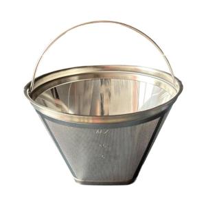 Durable 304 Stainless Steel Cone Coffee Fine Mesh Screen Practical Coffee Machine Replacement Accessories