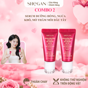 Combo 2 Chai Serum Dưỡng Hồng Ngừa Khô Mờ Thâm Môi Dâu Tây - Mềm Môi Hồng Môi Tự Nhiên Căng Mọng