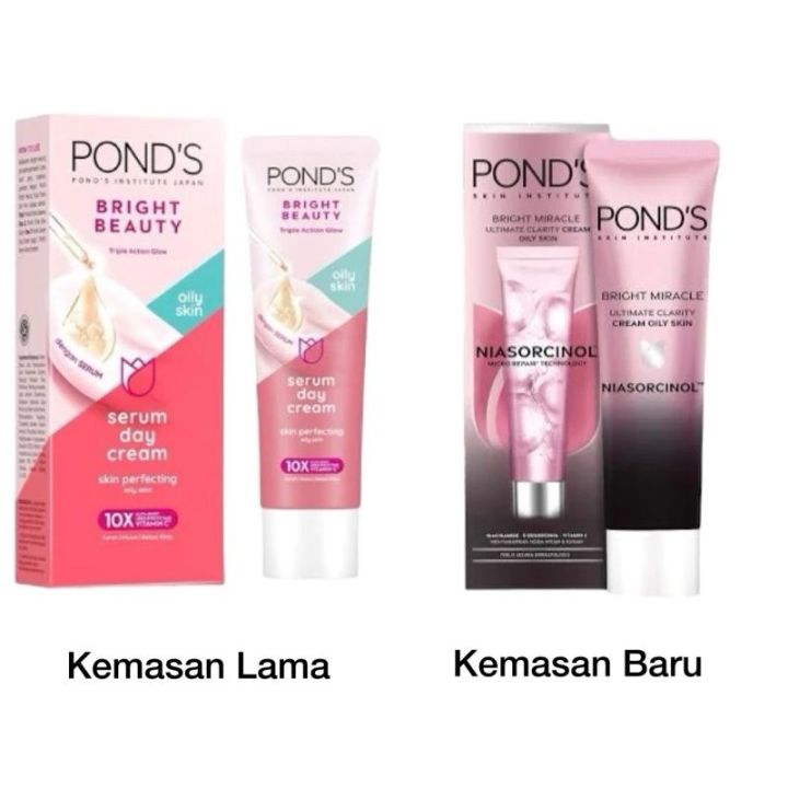 Ponds Bright Miracle Ultimate Clarity Cream Oily Skin Kemasan Baru