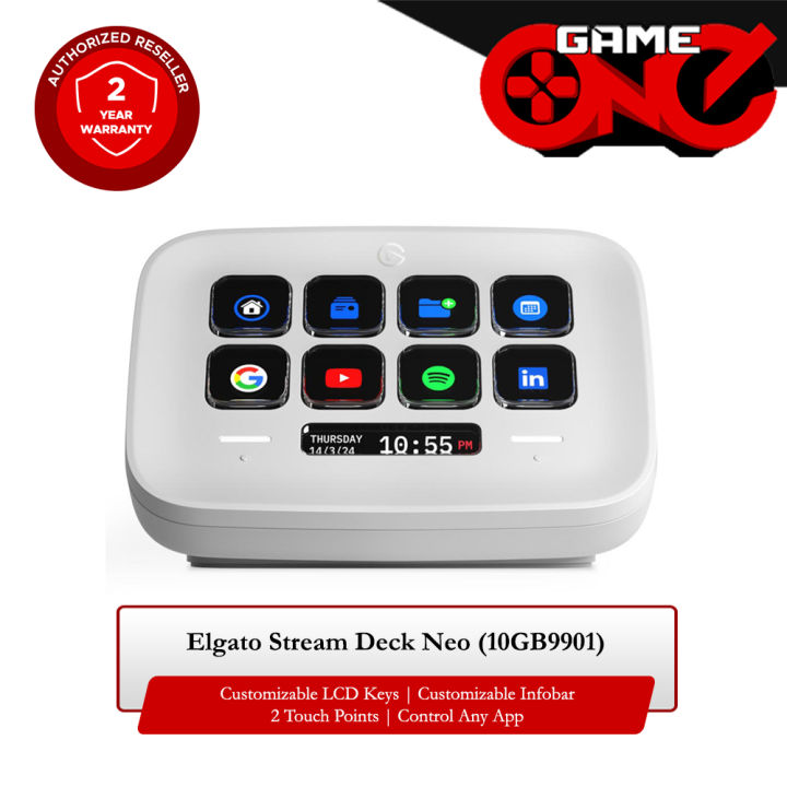 Elgato Stream Deck Neo Stream Deck Neo - Black | Elgato