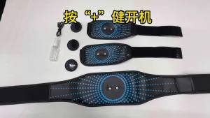 AE New Smart ems Massage belt vibrating abdominal muscle belt massager waist exercise muscle electric stimulator