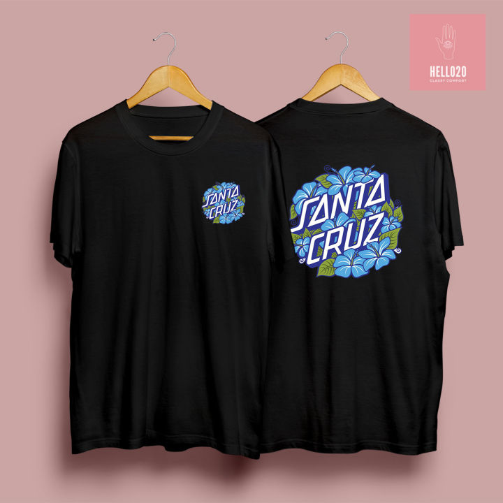 HELLO20 Santa Cruz shirt shark logo inspired tees skateboard Shirt