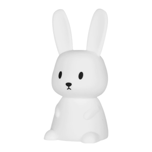 USB Rechargeable Rabbit Ambient Light Touch Control Silicone Texture Children Room Lighting Perfect for Childrens Room