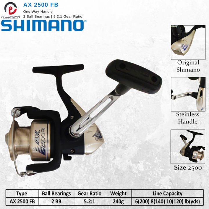shimano ax2500fb reel FX Spinning FX2500FB : Spinning Fishing Reels : Sports & Outdoors Balance technology within the FX eliminates wobble while reeling and provides anglers a reel with increased sensitivity and smoothness Reel Shimano AX 2500 FB