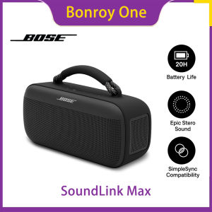 Bose SoundLink Max Bluetooth Portable Speaker with 20-Hour Battery IP67 Waterproof Rating Built-in Microphone for Calls BassPort Technology