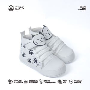 Sepatu Bayi Prewalker Baby Cat Usia 0-12 Bulan Laki-Laki Perempuan