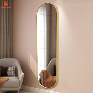 SG Stock Aluminum Alloy Wall Mounted Standing Mirror Wall Mirror Long Mirror Make-up Mirror Bathroom Mirror