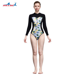 2MM Diving Suit Womens Free Diving Bikini Diving Suit Wet Suit Scuba Snorkeling Surfing Diving Suit